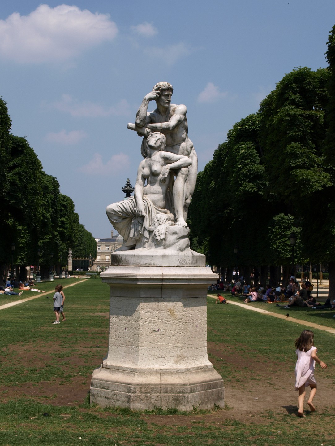 Statued Couple in the Park